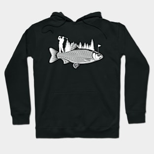 Fish Golf Dad FanArt Hoodie